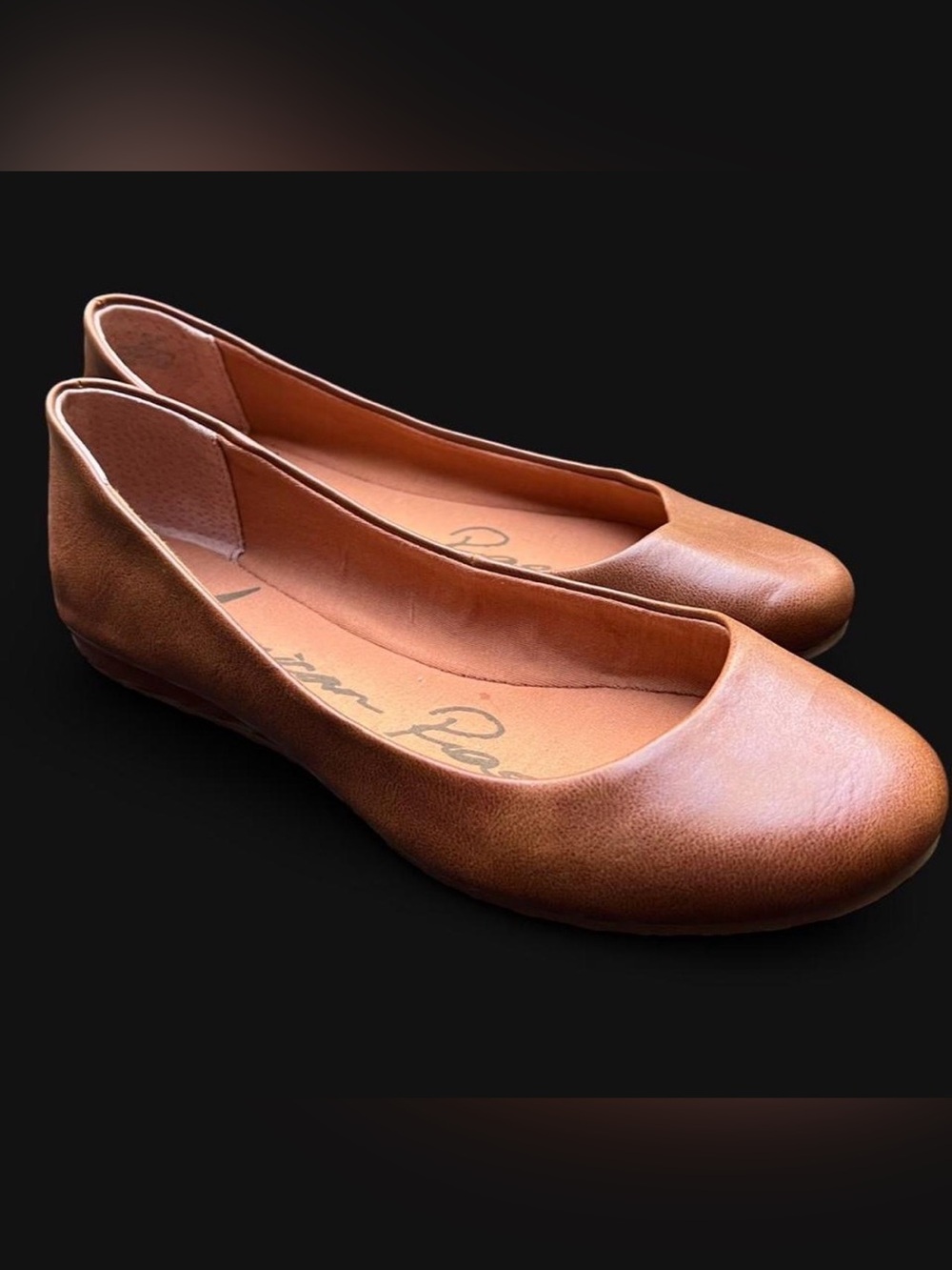 American Rag Women's Brown Leather Ballet Flats